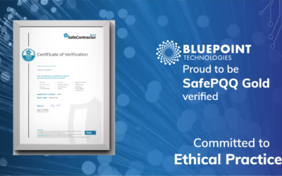 Bluepoint Technologies Accredited with Gold Level SafePQQ