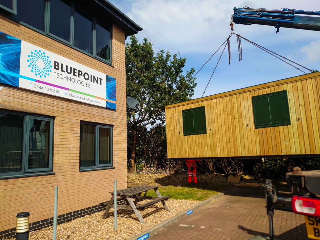 New storage container the latest infrastructure investment at Bluepoint Technologies