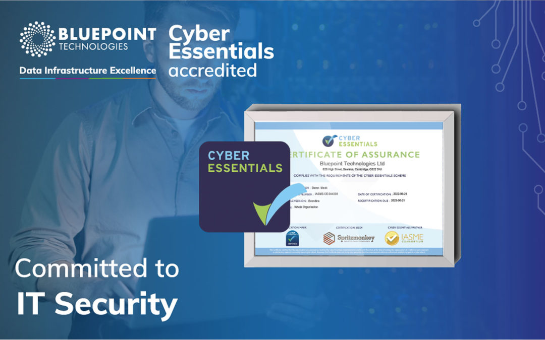 Bluepoint Gains Cyber Essentials Accreditation for Second Year Running