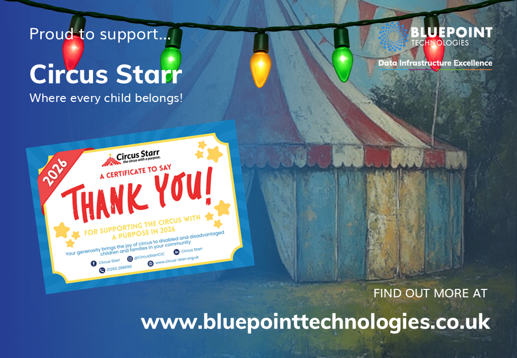Bluepoint proud to support Circus Starr this Christmas