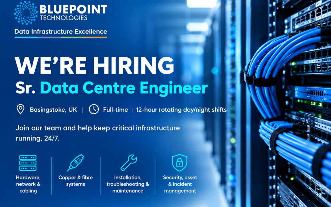 WE’RE HIRING – Sr. Data Centre Engineer